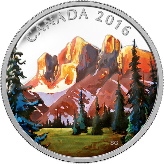 RCM-New-Release:-2016-1-Oz.-Fine-Silver-Coloured-Coin-Canadian-Landscape-Series-The-Rockies