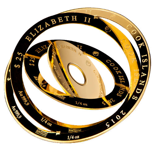 Funnel-Web-Spider-Coin-$2.49-Over-Spot-And-Valcambi-Gold-Armillary-Sphere-Coin