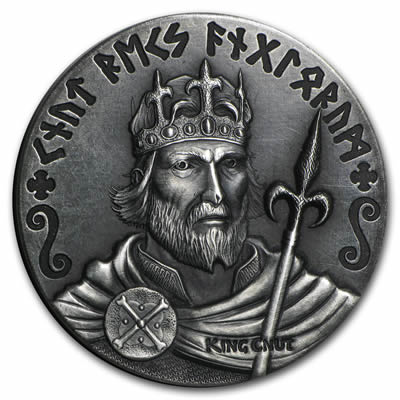 Videos:-Apmex-Silver-Coins---2-Oz-Silver-Viking---Ragnar,-King-Cnut,-And-Odin