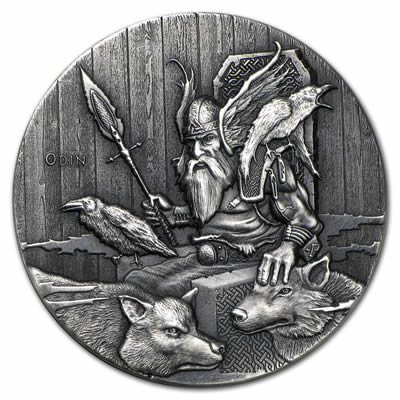 Videos:-Apmex-Silver-Coins---2-Oz-Silver-Viking---Ragnar,-King-Cnut,-And-Odin