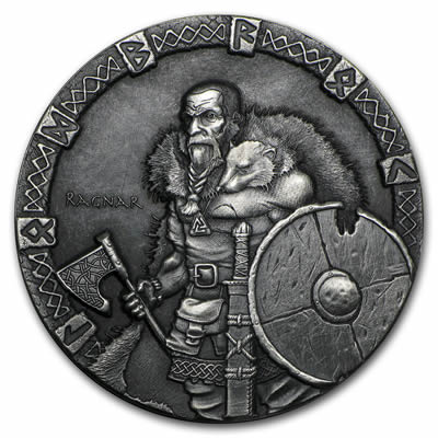Videos:-Apmex-Silver-Coins---2-Oz-Silver-Viking---Ragnar,-King-Cnut,-And-Odin