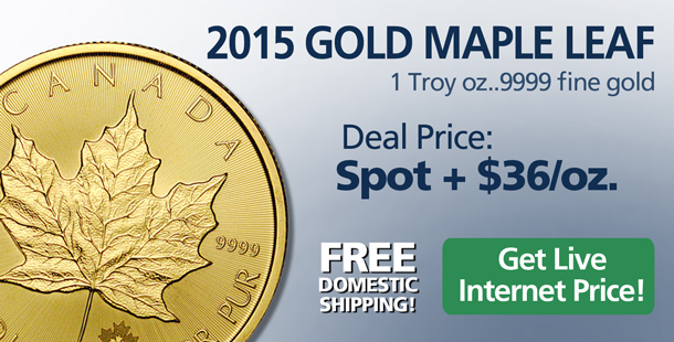 Mcm-On-Ebay:-24-Hours:-2015-Gold-Maple-Leafs-And-Indian-Buffalo-Silver-Rounds