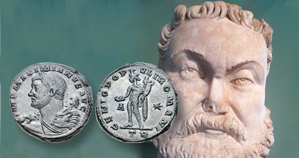 Five-Numismatic-Lives-Of-Maximian:-Ancients-Today