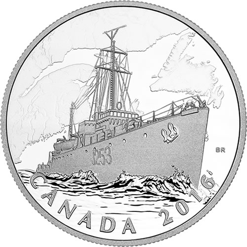 New-Product-Alert:-1-Oz.-Fine-Silver-Coin---The-Canadian-Home-Front:-Patrol-Against-U-Boats