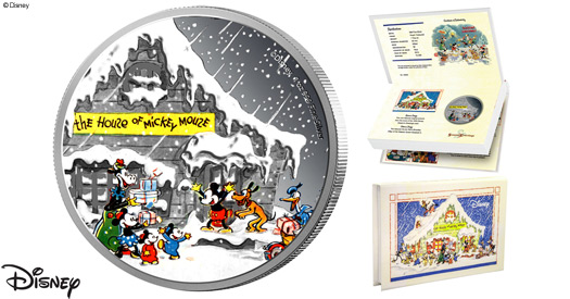 Two-New-Disney-Coins-Picture-Famous-Cartoon-Characters-In-Seasonal-Celebrations