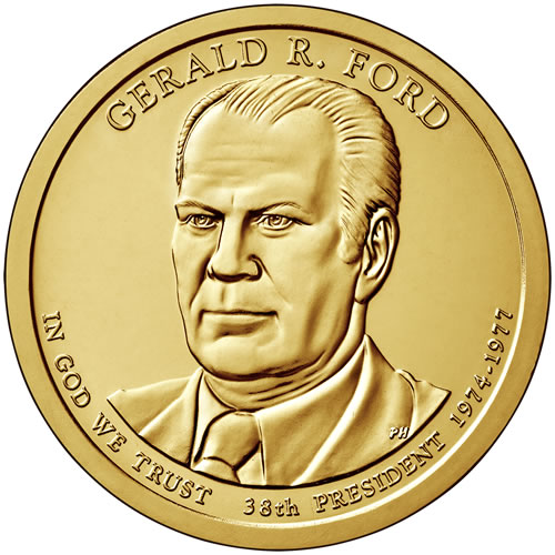 US-Mint-Announces-2016-Presidential-$1-Coins-Designs:-Gerald-Ford-And-Richard-Nixon