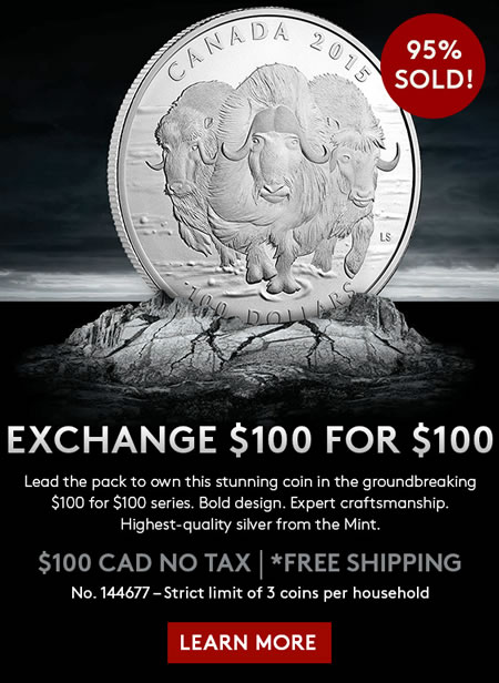 RCM-Sellout-Alert---$100-For-$100-Muskox---95%-Sold