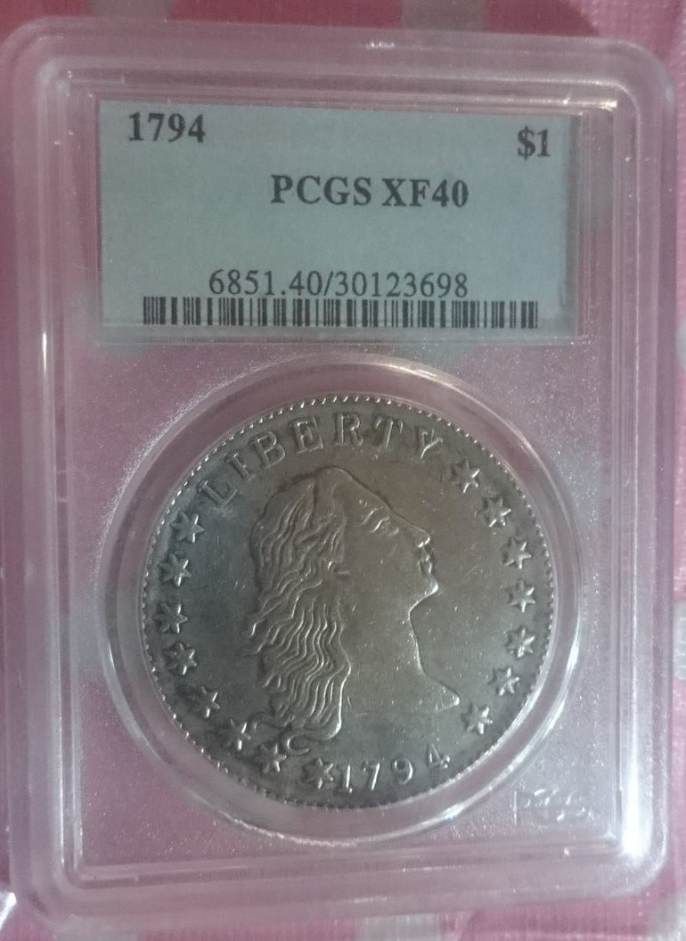 Counterfeit-1794-$1-In-PCGS-Holder......