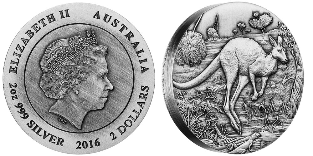 Video:-Australian-Kangaroo-2016-2oz-Silver-High-Relief-Antiqued-Coin