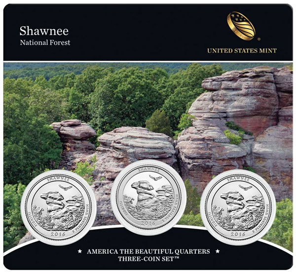 2016-America-The-Beautiful-Quarters-Three-Coin-Set:-Shawnee-National-Forest-Available-On-Feb.-22