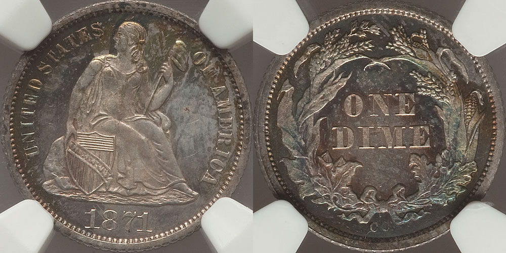 Seldom-Seen-Selections:-1871-CC-Gem-Seated-Liberty-Dime,-The-Only-Certified-Specimen-Example