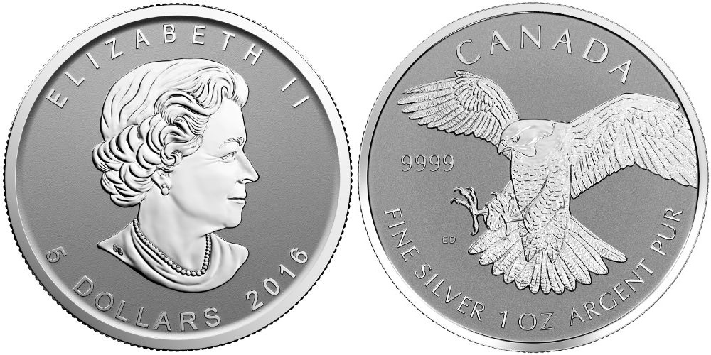 Video:-2016-1-Oz-Canadian-Silver-Peregrine-Falcon-Reverse-Proof-Coin-Just-$5.49-Over-Spot!