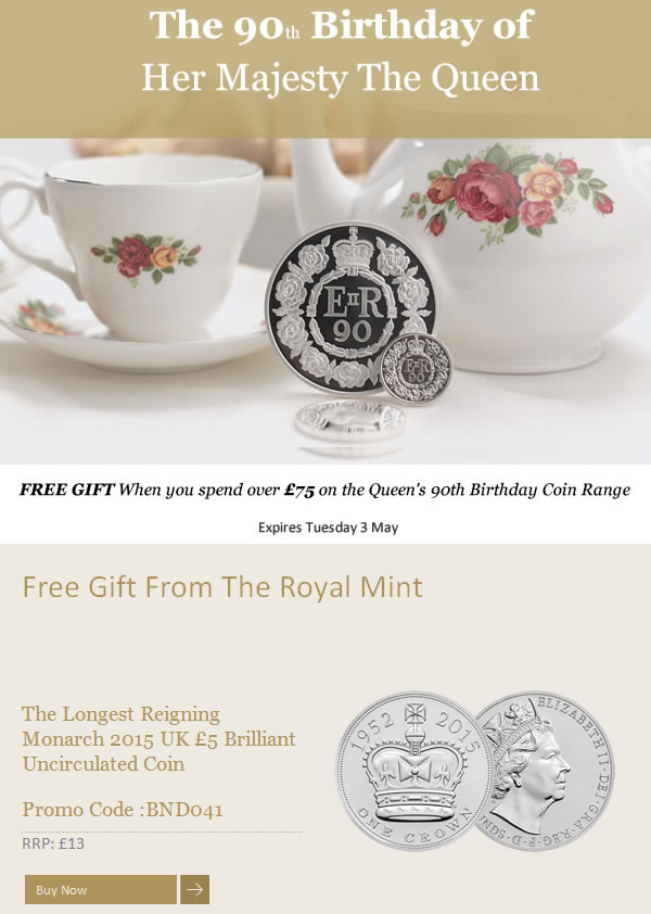 Free-Gift-From-The-Royal-Mint-For-Queens-90th-Birthday