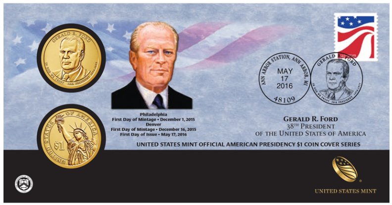 United-States-Mint-Opens-Sales-For-2016-Gerald-Ford-$1-Coin-Cover-May-17