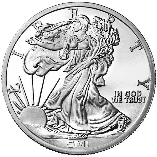 1-Oz-Sunshine-Walking-Liberty-Silver-Rounds-And-2016-Somalian-Silver-Elephant-On-Sale