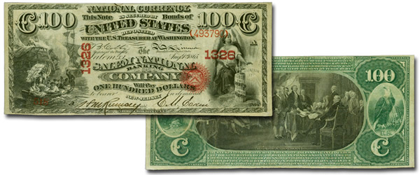Newly-Discovered-Original-Series-Salem,-New-Jersey-$100-Bill-To-Be-Offered-At-ANA-Auction