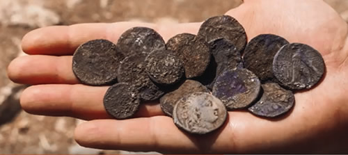 Ancient-Silver-Coin-Hoard-Found-In-Israel-Features-Pieces-From-The-City-Of-Tyre