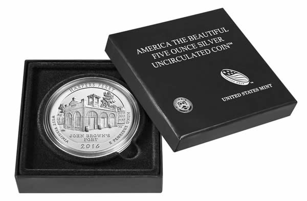2016-ATB-5-Oz-Silver-Uncirculated-Coin,-Harpers-Ferry-National-Historical-Park-Available-On-July-14