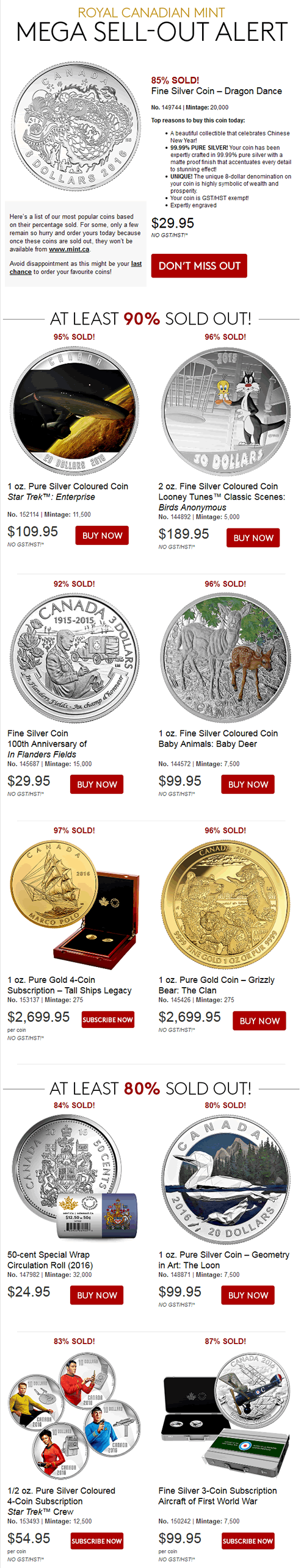 RCM-Sellout-Alert:-Dragon-Dance-85%-Sold,-Star-Trek:-Enterprise-95%-Sold-Plus-More