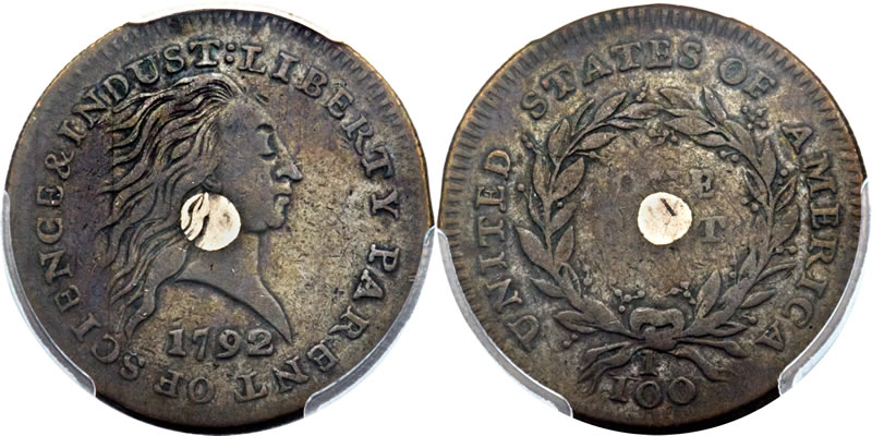 ANA-Academy:-Storied-1792-Silver-Center-Cent-Tops-ANA-US-Coins-Offerings-In-Anaheim,-CA