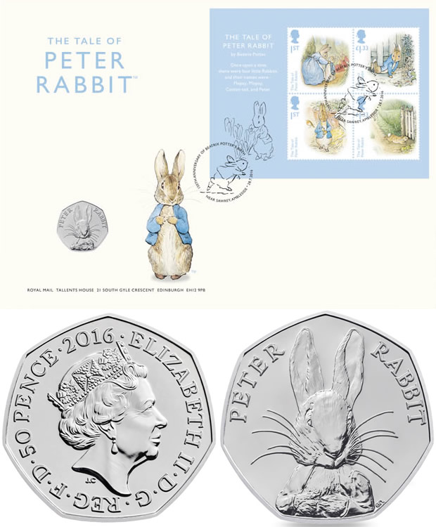 Royal-Mint-New-Releases:-Peter-Rabbit-50p-BU-PNC