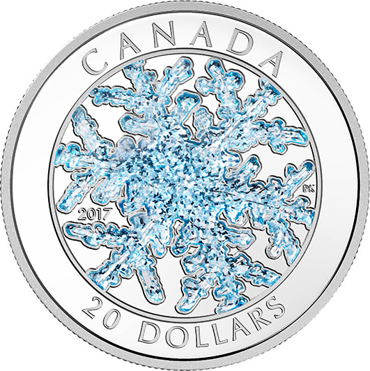 Video:-RCM-New-Release:-2017-1-Oz.-Pure-Silver-Coloured-Coin-�-Snowflake