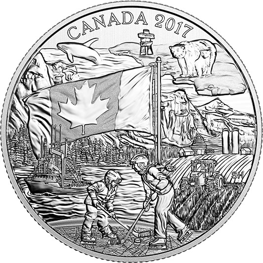 RCM-New-Release:-2017-Pure-Silver-Coin-�-Spirit-Of-Canada