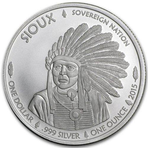 1-Oz-Sunshine-Silver-Bars-89�-Over-Spot-/--2015-1-Oz-Sioux-Buffalo-Silver-Coins-$1.99-Over-Spot