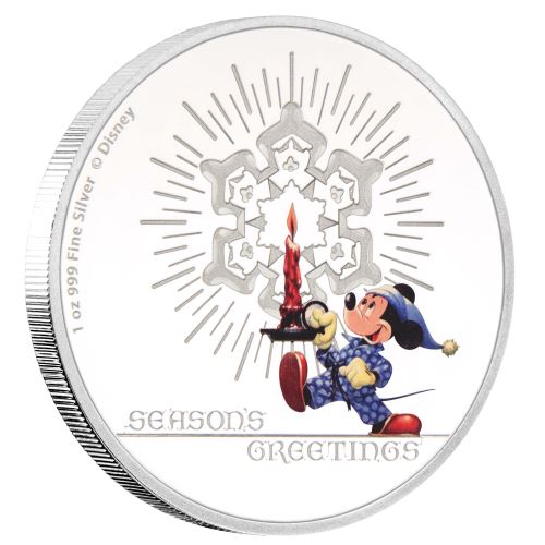 Perth-Mint-New-Releases:-Disney-Season�s-Greetings-Classic-�-1oz-Silver-Proof-Coin