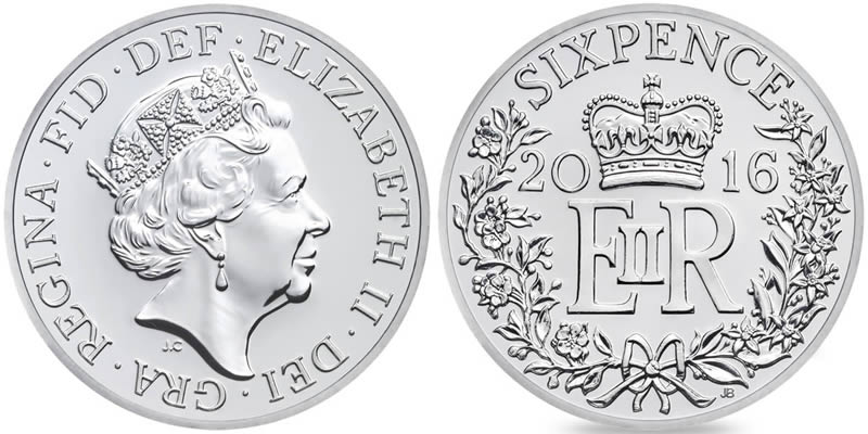 Royal-Mint-New-Release:-The-Christmas-Silver-Six-Pence-2016-UK