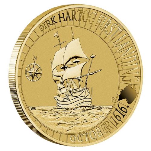 Perth-Mint-New-Release:-Dirk-Hartog-Australian-Landing-1616---2016-Stamp-And-Coin-Cover