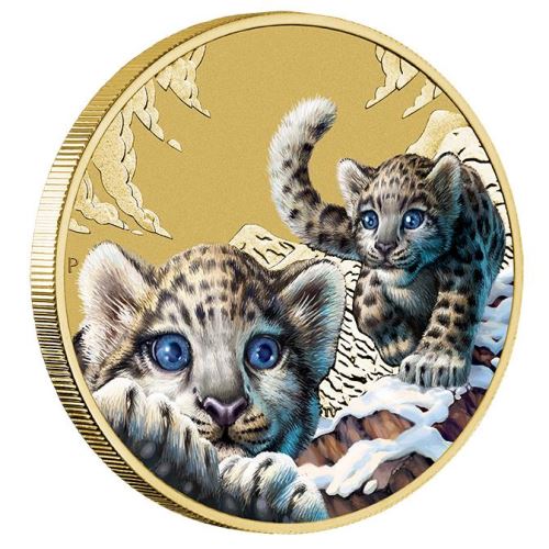 Perth-Mint-New-Release:-Snow-Leopard-2016-Stamp-&-Coin-Cover