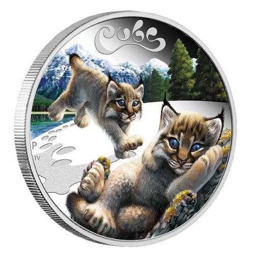 Perth-Mint-New-Release:-The-Cubs-�-Lynx-2016-1/2oz-Silver-Proof-Coin