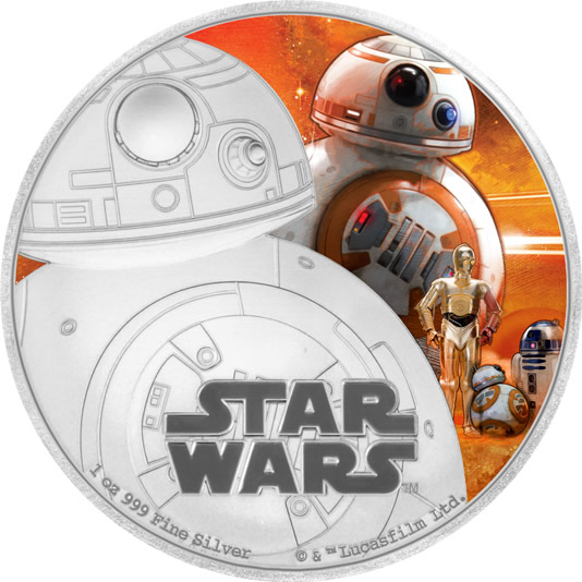 RCM-New-Releases:-Star-Wars-Force-Awakens-Silver-Coins:-Poe-Dameron,-Finn,-And-BB-8