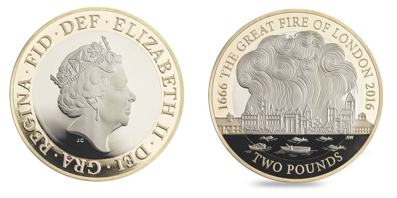 Royal-Mint-Coupon-Code:-20%-Off-The-Great-Fire-Of-London-UK-�2-Silver-Piedfort-Coin