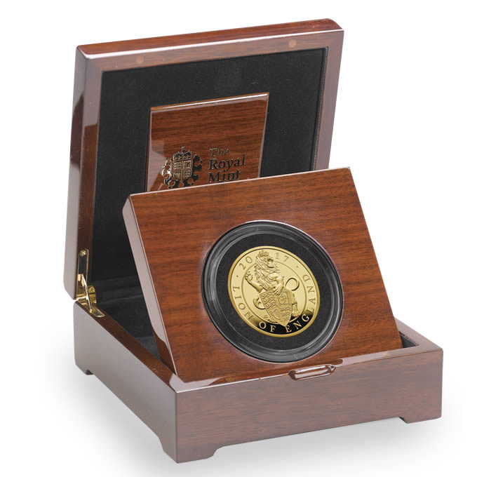 Royal-Mint-New-Release:--The-2017-Lion-Of-England-Silver-And-Gold-Series