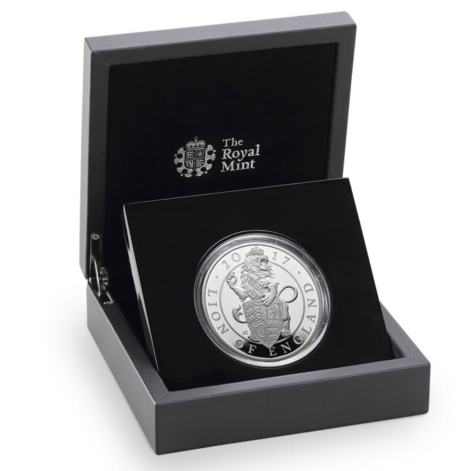 Royal-Mint-New-Release:--The-2017-Lion-Of-England-Silver-And-Gold-Series