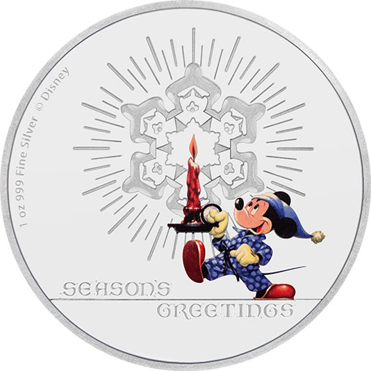 RCM-New-Release:-2016-1-Oz.-Fine-Silver-Coin-�-Disney-Season's-Greetings-Classic
