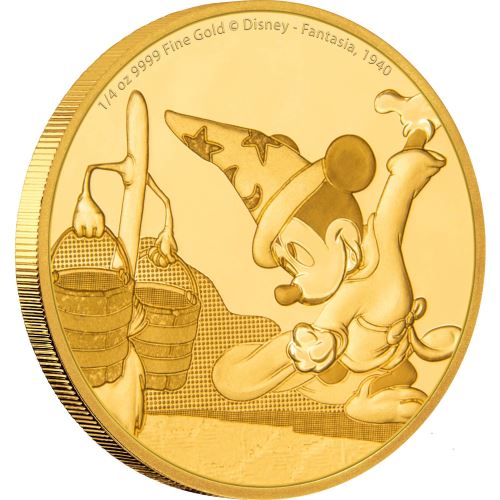 Two-New-Mickey-Through-The-Ages---Fantasia-2017-Gold-And-Silver-Coins