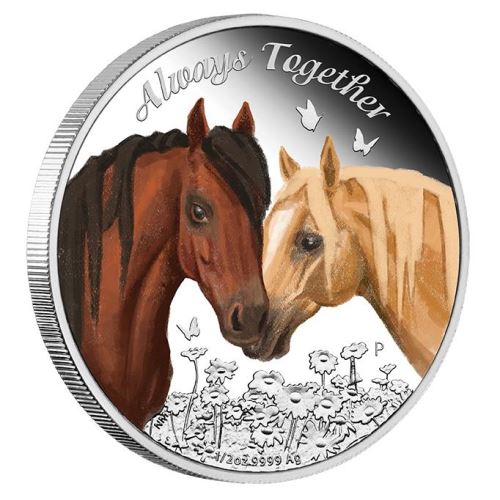 Perth-Mint-New-Release:-Always-Together-2017-1/2oz-Silver-Proof-Coin