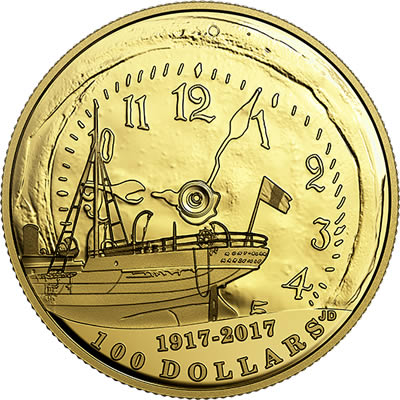 RCM-New-Releases:-2017-14-Karat-Gold-Coin-�-100th-Anniversary-Of-The-Halifax-Explosion