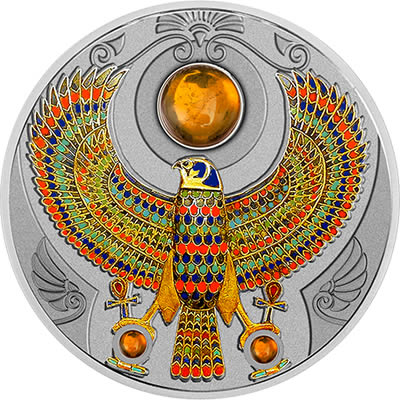 RCM-New-Releases:-2017-2-Oz.-Pure-Silver-Coin-�-Falcon-Of-Tutankhamun