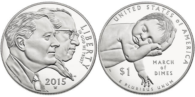 US-Awarded-Top-Honors-For-Coin-Of-The-Year:-Kisatchie-Quarter-/-March-Of-Dimes-Dollar