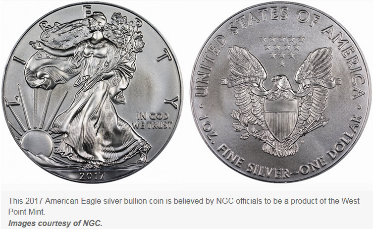 US-Mint-Strikes-2017-American-Eagles-At-West-Point,-Philadelphia,-And-San-Francisco-Mints