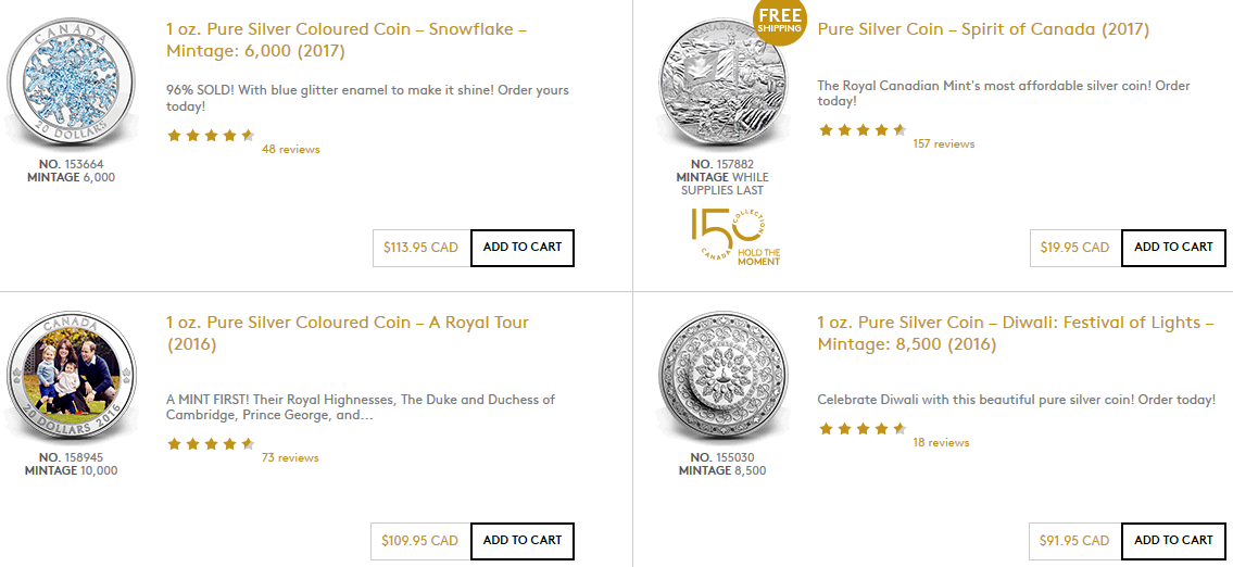 Royal-Canadian-Mint-Top-Customer-Rated-Coins-For-2/22/2017