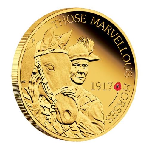 Perth-Mint-New-Release:-Anzac-Spirit-100th-Anniversary-Coin-Series-�-Beersheba-2017-1/4-Oz-Gold-Proof