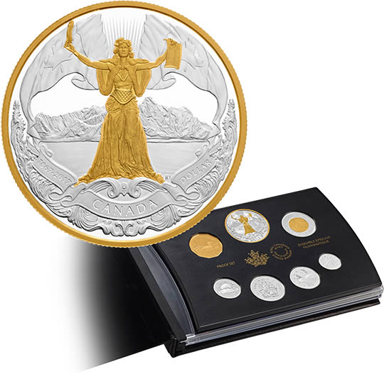 RCM-New-Release:-2017-Pure-Silver-Proof-Set---150th-Anniversary-Of-Canadian-Confederation