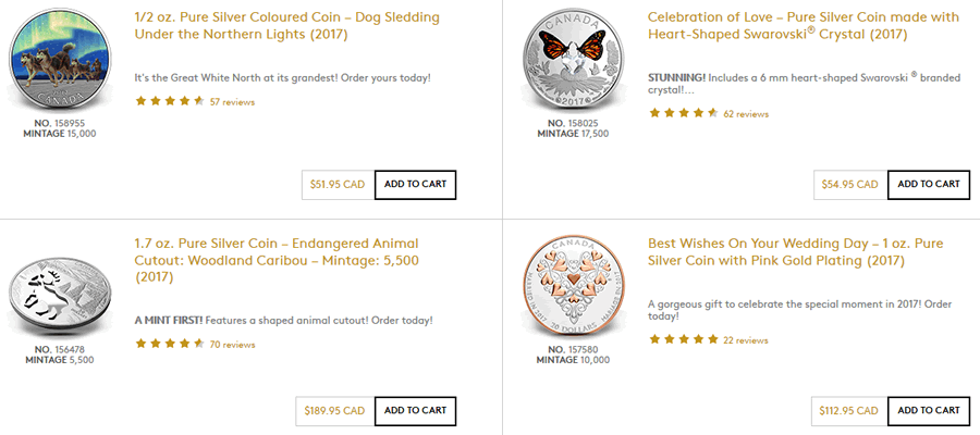 Royal-Canadian-Mint-Top-Customer-Rated-Coins-For-3-15-2017