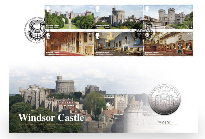 Royal-Mint-New-Release:--Windsor-Castle-Medal-Cover