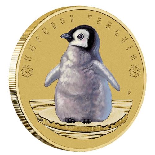 Perth-Mint-New-Release:-2017-Polar-Babies---Emperor-Penguin-Coins